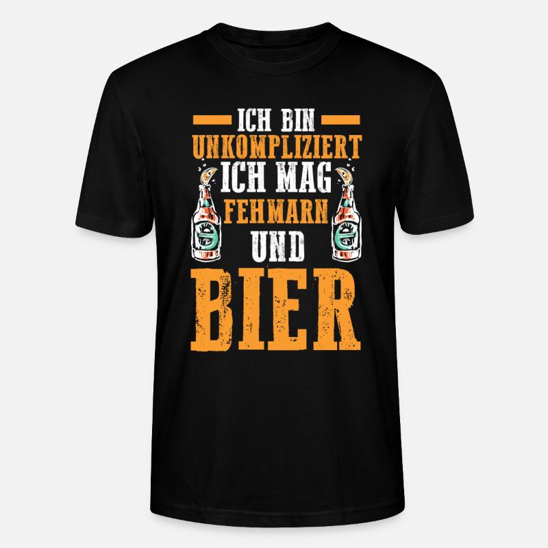 Ostsee Bier Fehmarn - Stanley/Stella Unisex Bio-T-Shirt CRAFTER - Schwarz