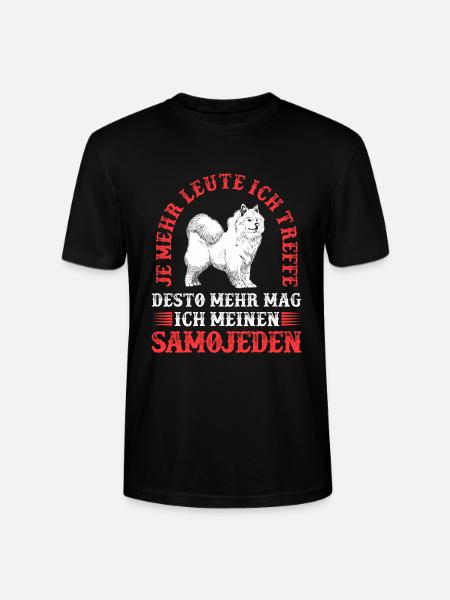 Samojede mehr mögen Samojedenspitz - Stanley/Stella Unisex Bio-T-Shirt CRAFTER - Schwarz