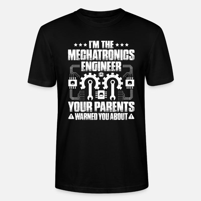 Mechatroniker Mechatronik Mechatronics Engineer - Stanley/Stella Unisex Bio-T-Shirt CRAFTER - Schwarz