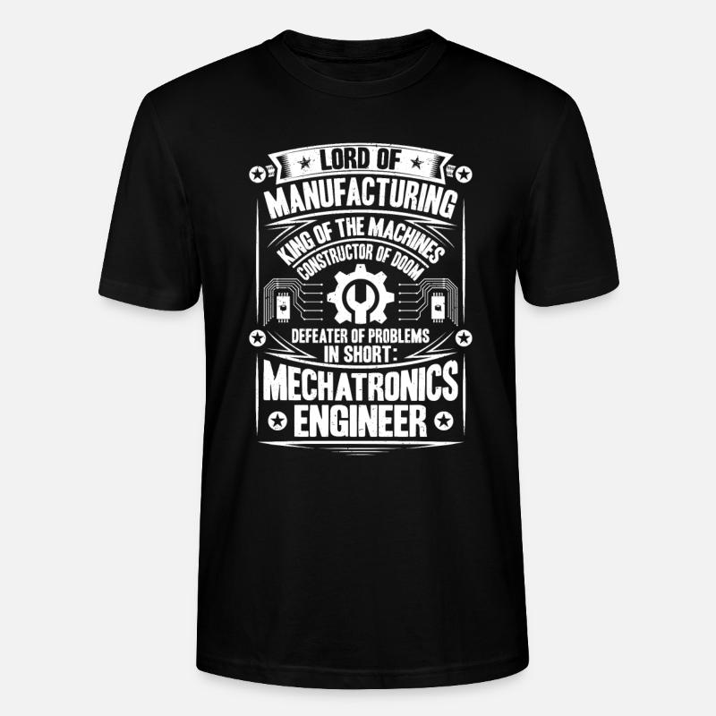 Mechatroniker Mechatronik Mechatronics Engineer - Stanley/Stella CRAFTER Unisex Organic T-Shirt - black