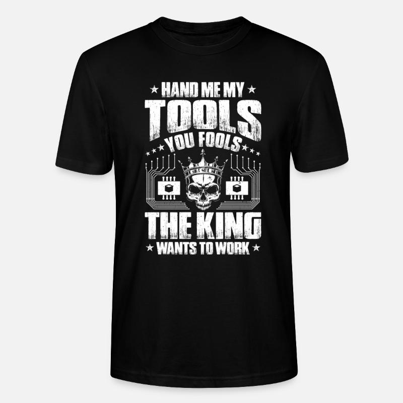 Mechatroniker Mechatronik Mechatronics Engineer - Stanley/Stella Unisex Bio-T-Shirt CRAFTER - Schwarz