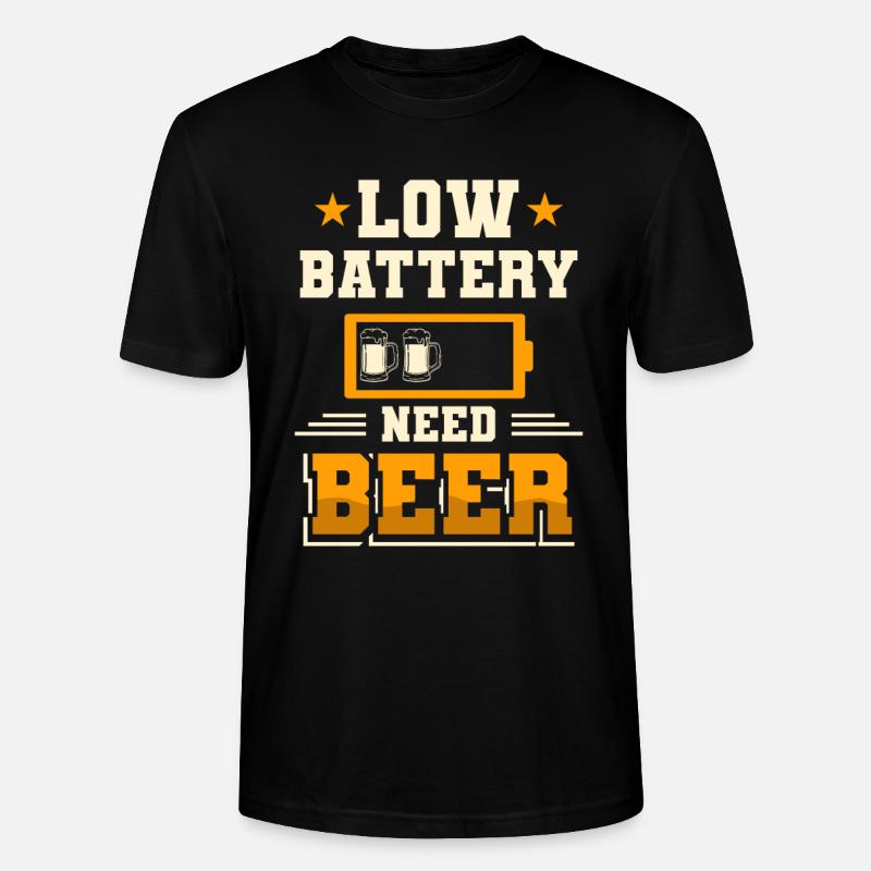 IPA Bier Biertrinker - Stanley/Stella Unisex Bio-T-Shirt CRAFTER - Schwarz