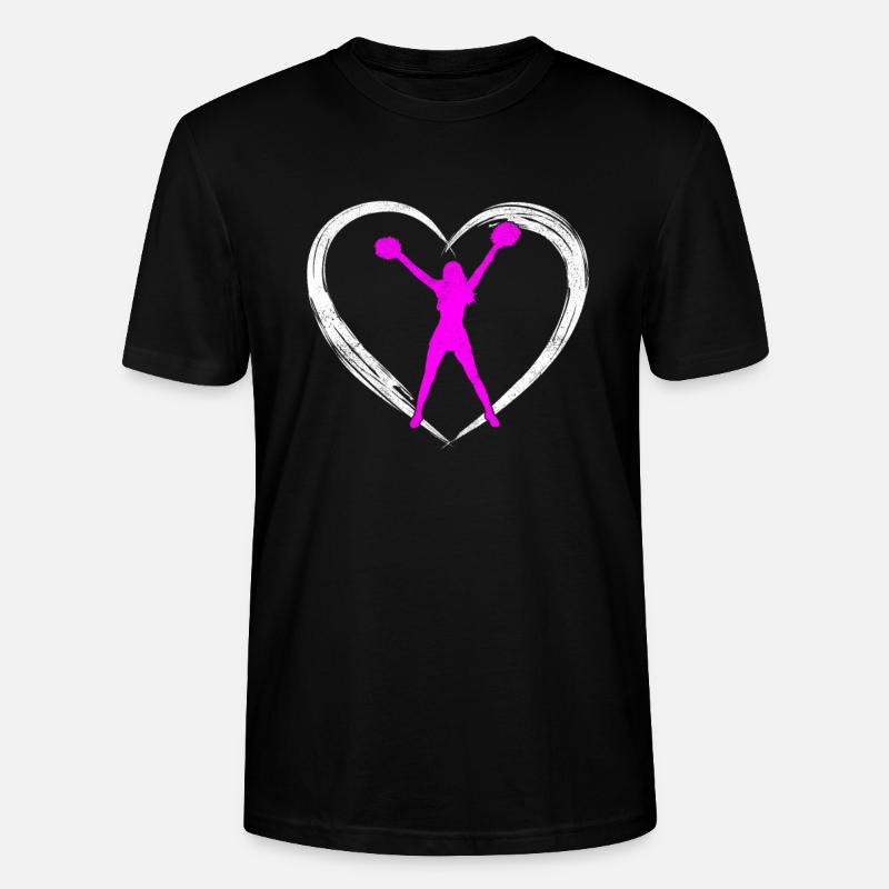 cheerleading amour - T-shirt bio CRAFTER Stanley Stella Unisexe - noir