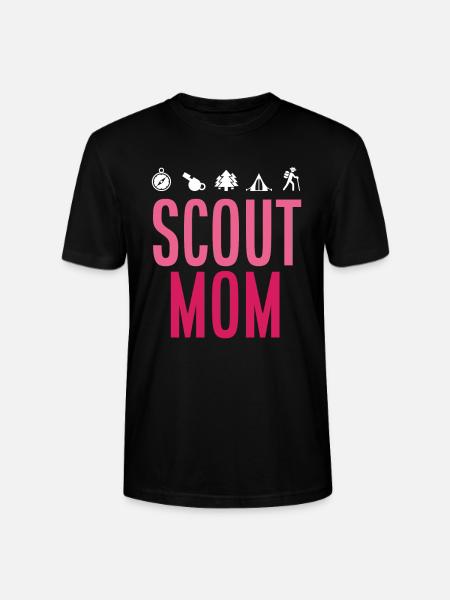 Scout Mom - Stanley/Stella CRAFTER Unisex Organic T-Shirt - black
