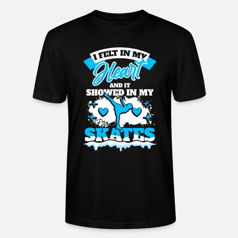 Eislaufen Eiskunstlauf - Stanley/Stella Unisex Bio-T-Shirt CRAFTER - Schwarz