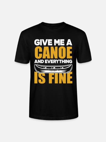 Kayak Canoë - T-shirt bio CRAFTER Stanley Stella Unisexe - noir