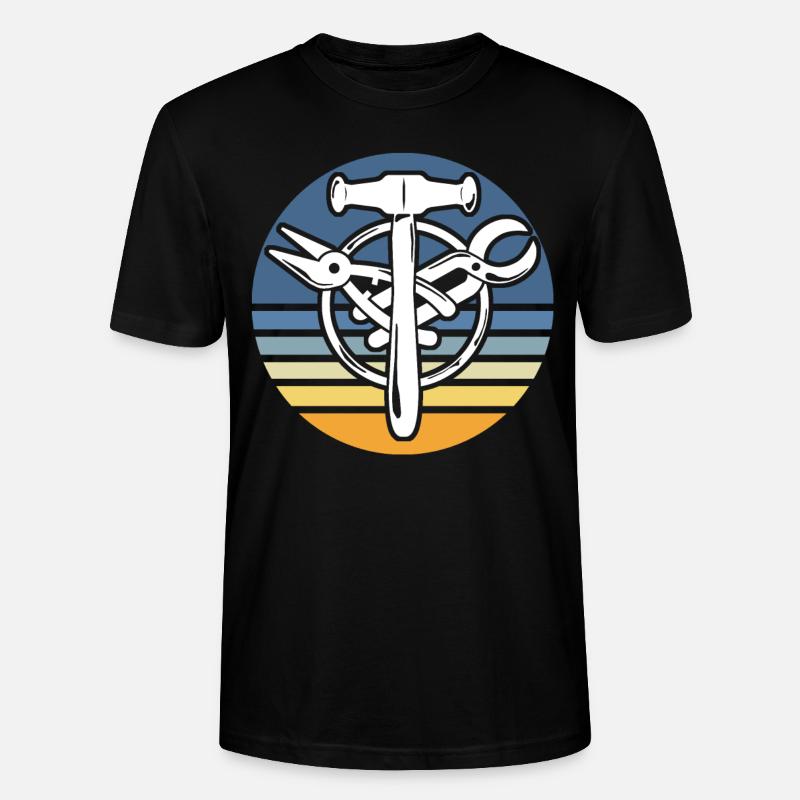 Guilde Spengler Motif Bauspengler - T-shirt bio CRAFTER Stanley Stella Unisexe - noir