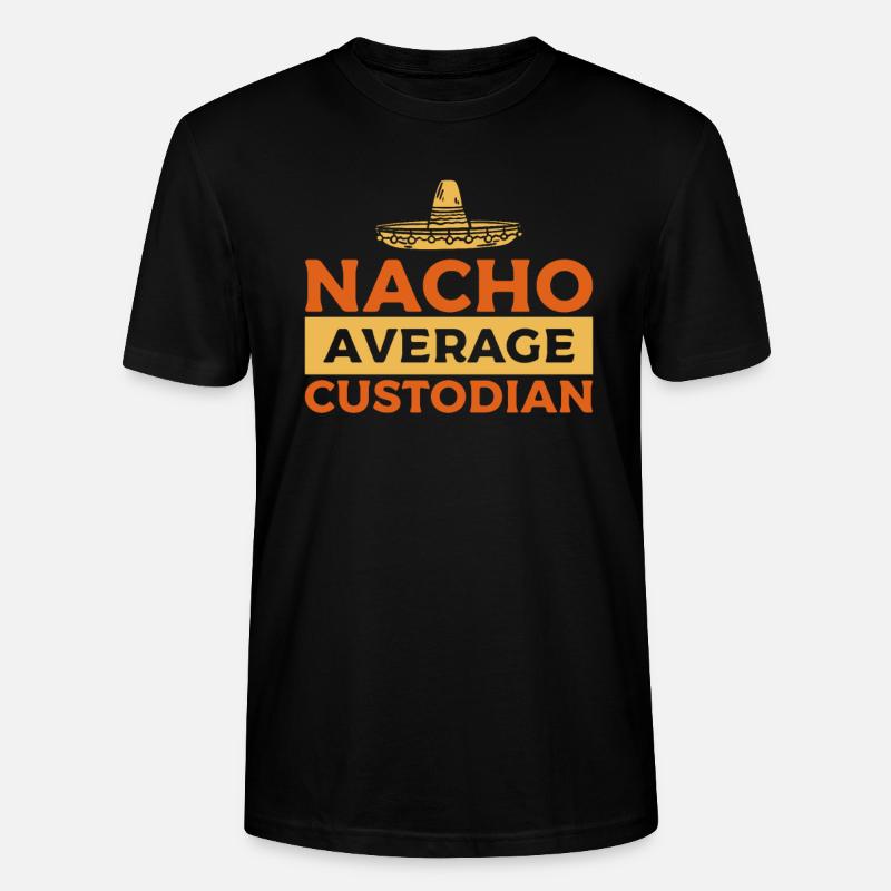Nacho Gardien d’école moyenne Concierge - T-shirt bio CRAFTER Stanley Stella Unisexe - noir