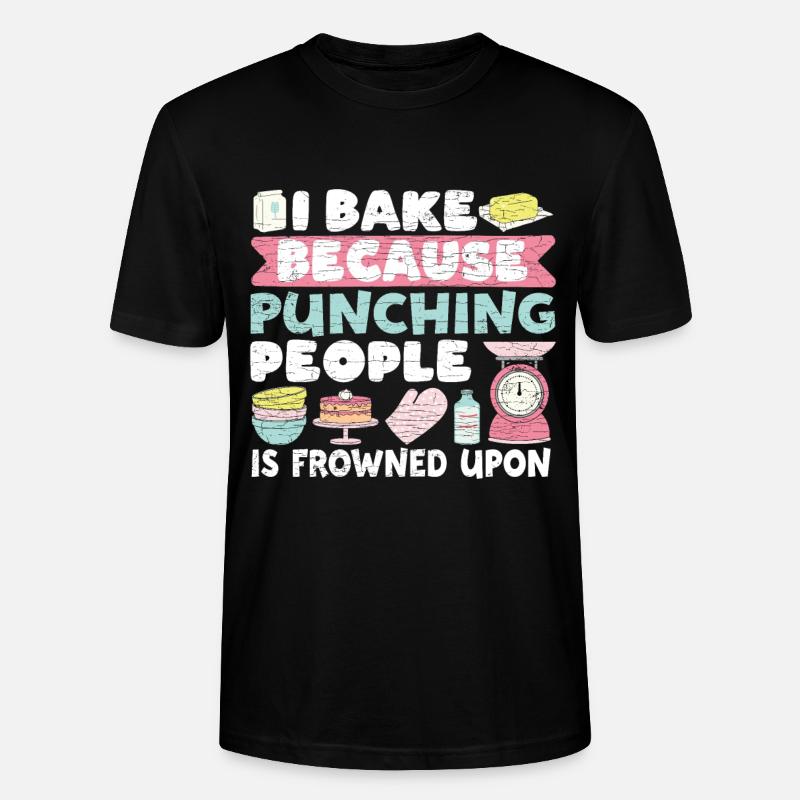 Backen Bäcker - Stanley/Stella Unisex Bio-T-Shirt CRAFTER - Schwarz