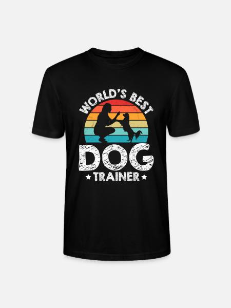 Dog trainer Dog trainer - Stanley/Stella CRAFTER Unisex Organic T-Shirt - black
