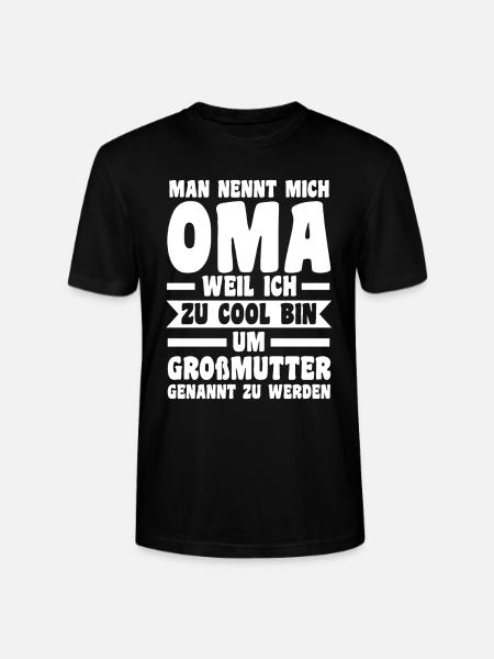Großmutter Großmama Omi Oma - Stanley/Stella Unisex Bio-T-Shirt CRAFTER - Schwarz