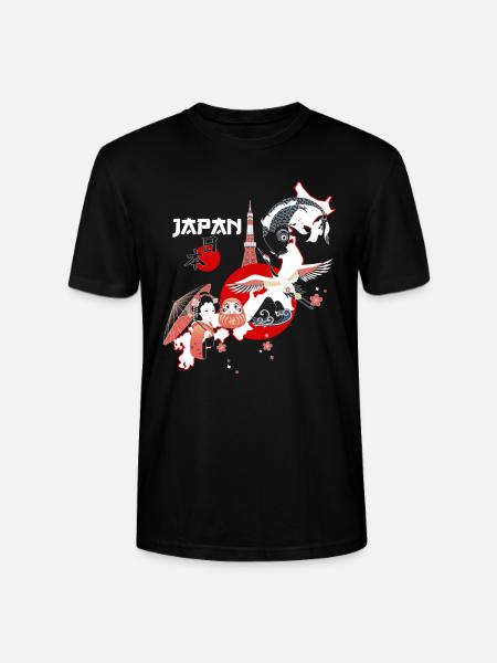 Cool Japan Tradtions Design - Stanley/Stella CRAFTER Unisex Organic T-Shirt - black