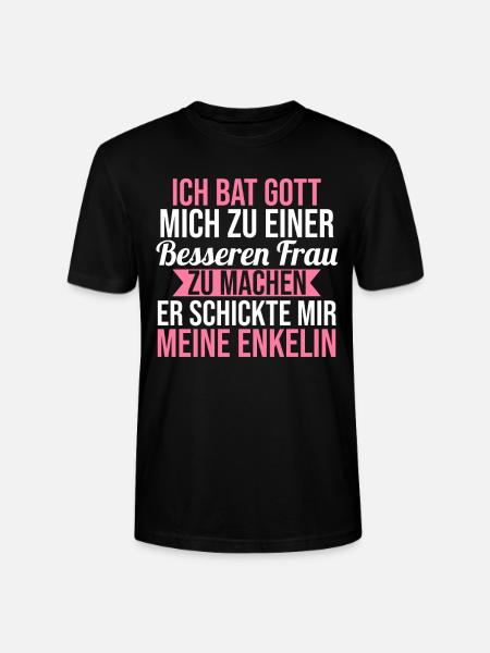 Großmutter Großmama Omi Oma - Stanley/Stella Unisex Bio-T-Shirt CRAFTER - Schwarz