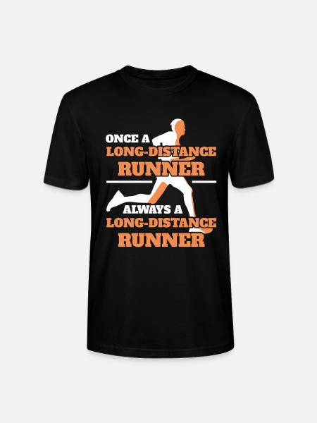Marathon Runner Player Løbetøj - Stanley Stella CRAFTER unisex økologisk-T-shirt - sort