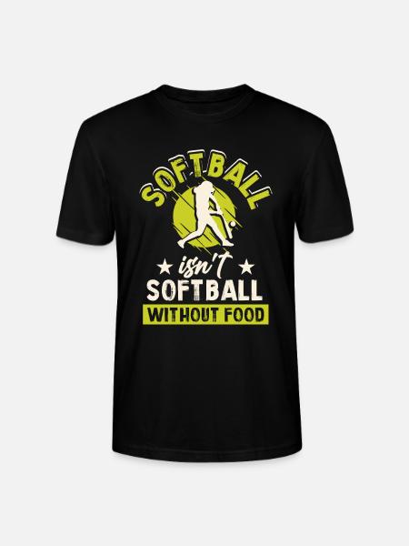 Softball ball game - Stanley/Stella CRAFTER Unisex Organic T-Shirt - black