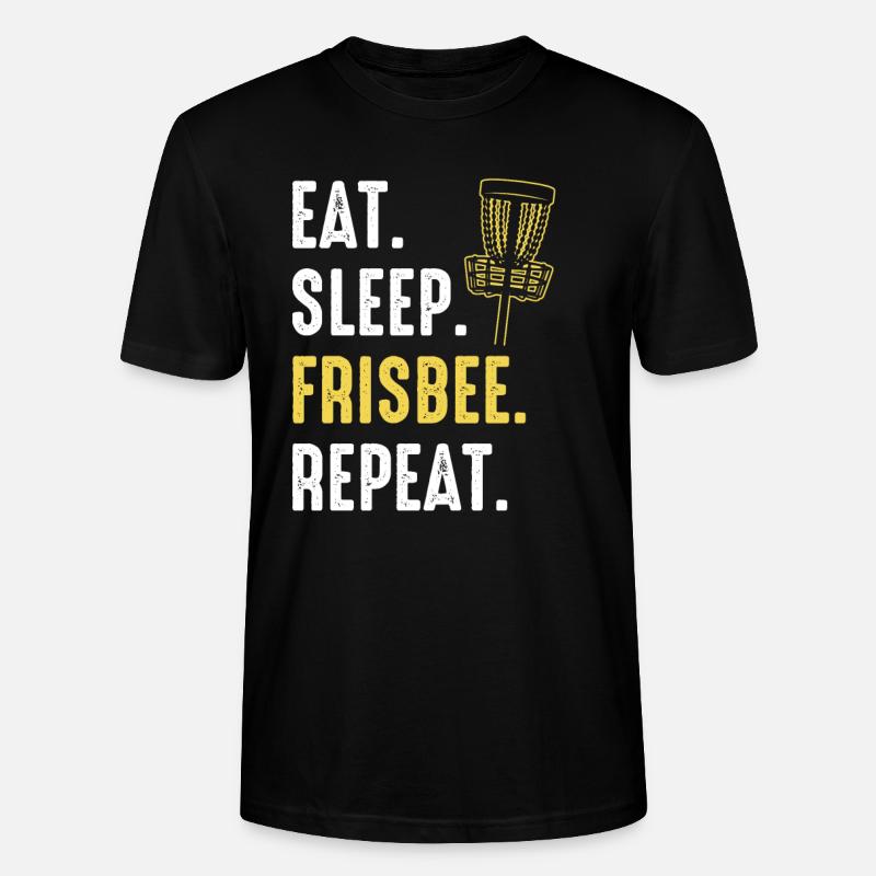 Frisbee Disc Golf - Stanley/Stella Unisex Bio-T-Shirt CRAFTER - Schwarz