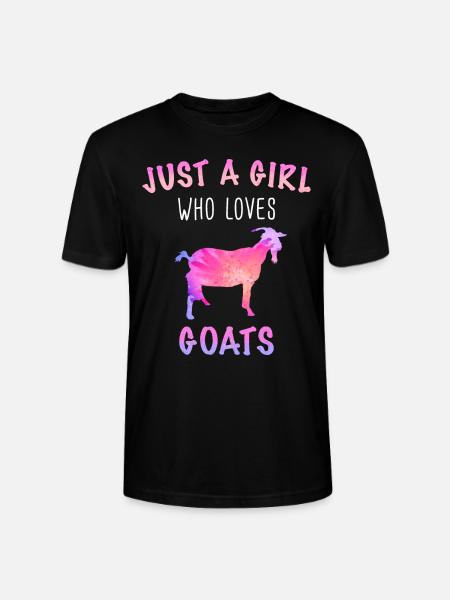 Ziege Ziegen Tier Goat - Stanley/Stella Unisex Bio-T-Shirt CRAFTER - Schwarz