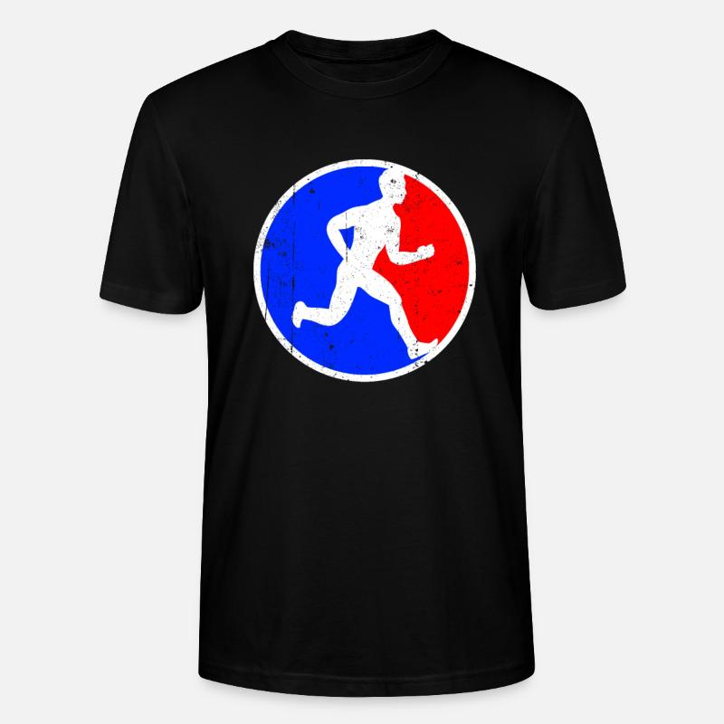 Jogging Logo - T-shirt bio CRAFTER Stanley Stella Unisexe - noir