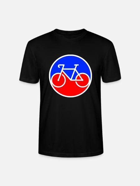 Bicycle Logo - Stanley/Stella CRAFTER Unisex Organic T-Shirt - black