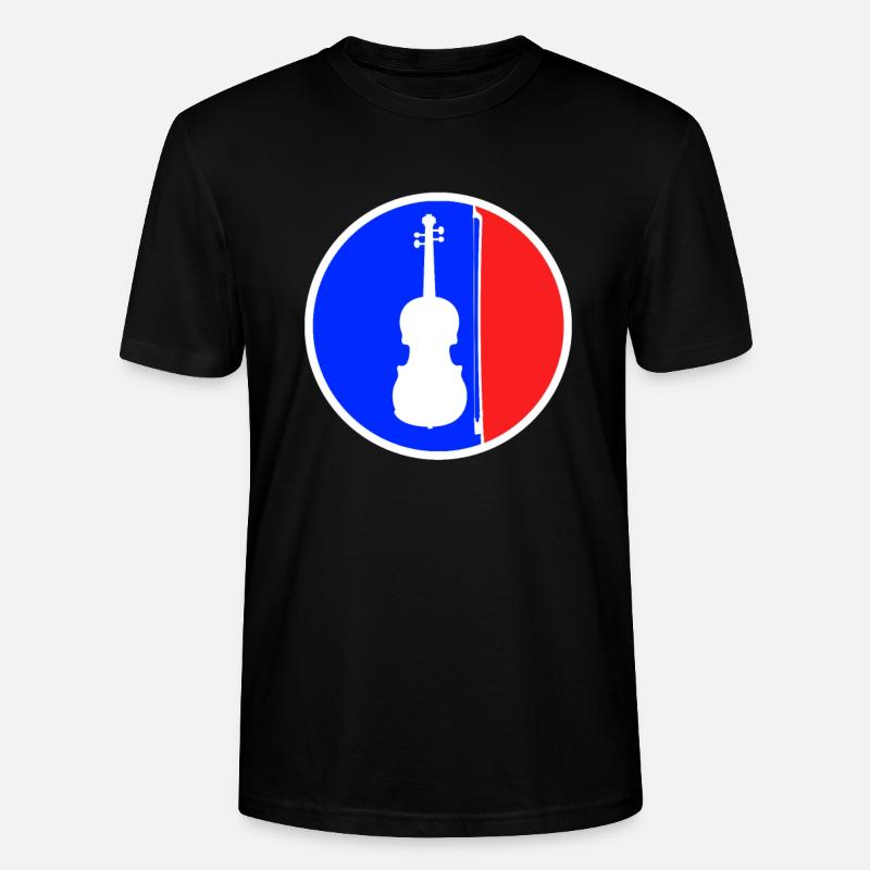 Logo du violon - T-shirt bio CRAFTER Stanley Stella Unisexe - noir