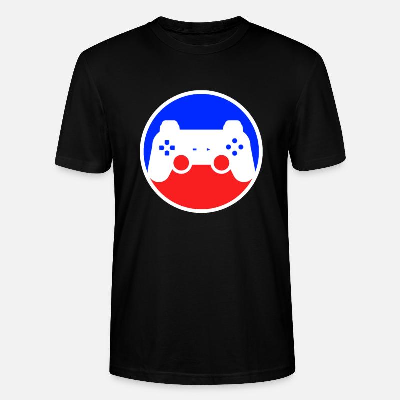 Logo de jeu - T-shirt bio CRAFTER Stanley Stella Unisexe - noir