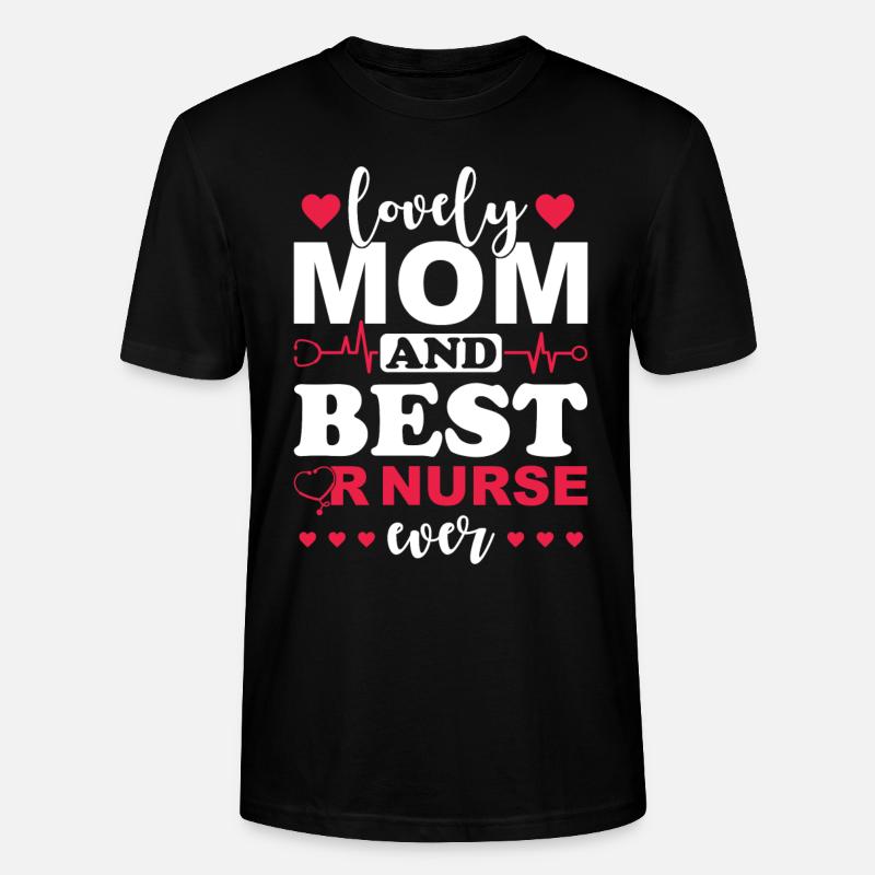 OP Krankenschwester Mutter - Stanley/Stella Unisex Bio-T-Shirt CRAFTER - Schwarz