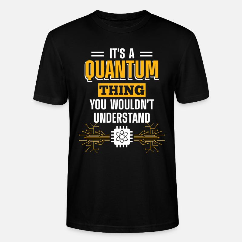 Quantum Computational Physics - Stanley/Stella CRAFTER Unisex Organic T-Shirt - black