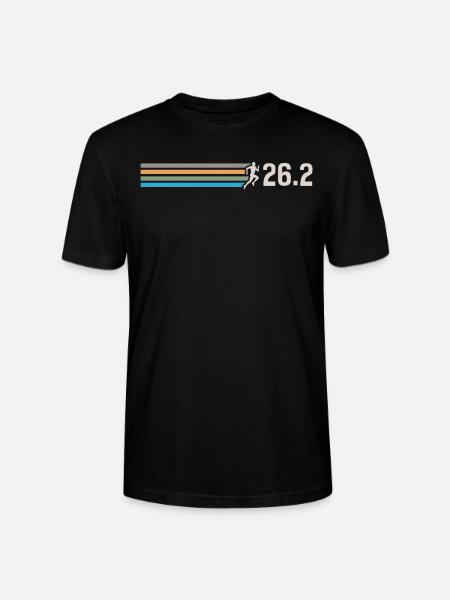 Half Marathon, Marathon, Runner - Stanley/Stella CRAFTER Unisex Organic T-Shirt - black
