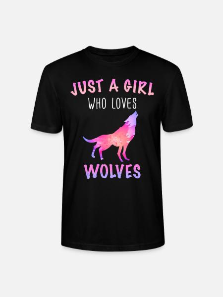 Wolf Wölfe Tier Jaulen - Stanley/Stella Unisex Bio-T-Shirt CRAFTER - Schwarz