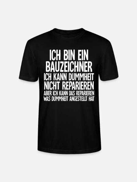 Bauzeichner - Stanley/Stella Unisex Bio-T-Shirt CRAFTER - Schwarz