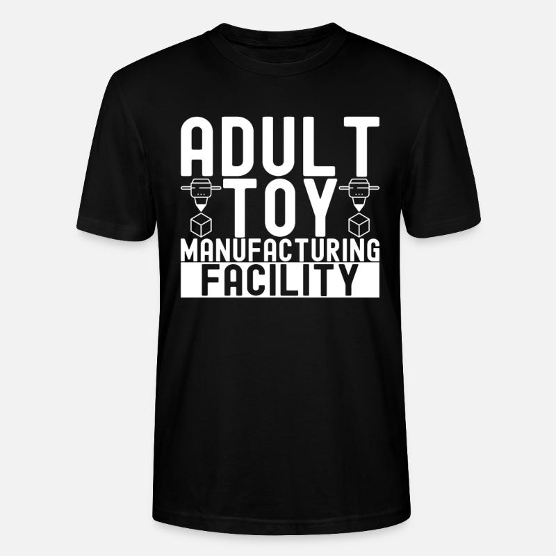 3 D Drucken - Stanley/Stella Unisex Bio-T-Shirt CRAFTER - Schwarz