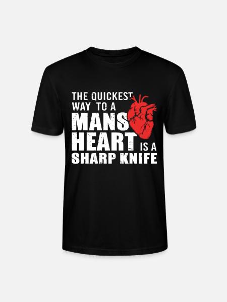 Herz OP Bypass Herzchirurg - Stanley/Stella Unisex Bio-T-Shirt CRAFTER - Schwarz