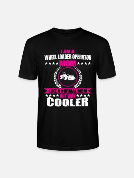 Wheel Loader Mama - Stanley/Stella CRAFTER Unisex Organic T-Shirt - black