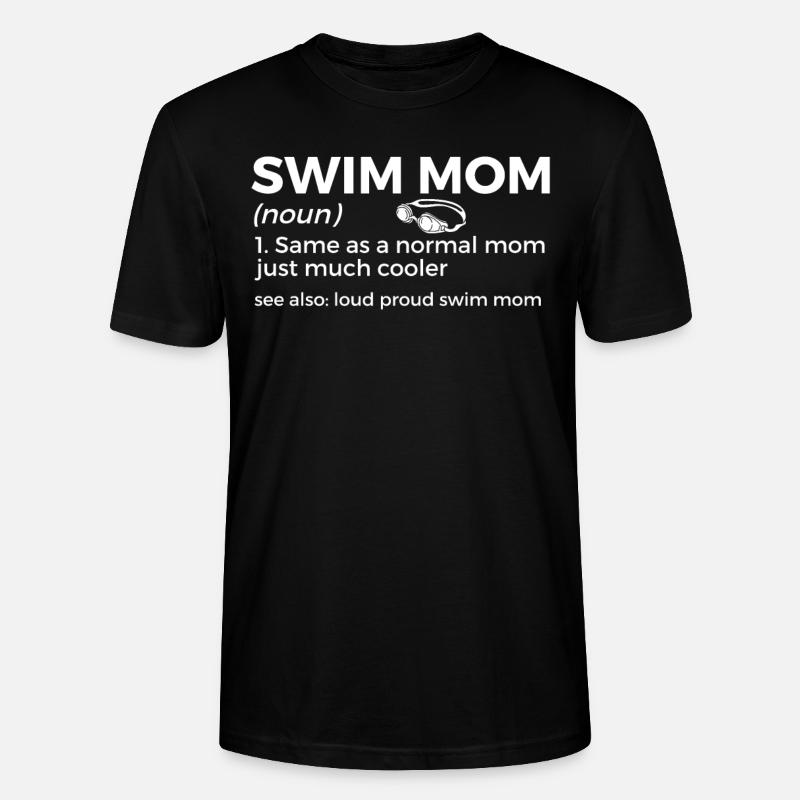 Schwimmer Schwimmen Spruch - Stanley/Stella Unisex Bio-T-Shirt CRAFTER - Schwarz