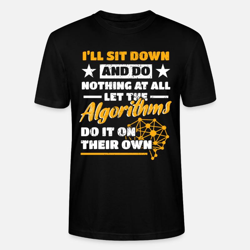 Algorithmen Computerprogrammierer Roboteringenieur - Stanley/Stella Unisex Bio-T-Shirt CRAFTER - Schwarz