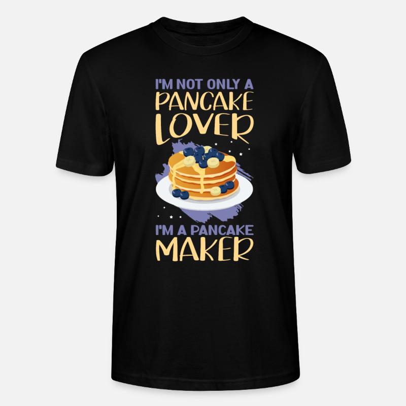 Pancakes Pancakes Pancake Cadeau - T-shirt bio CRAFTER Stanley Stella Unisexe - noir