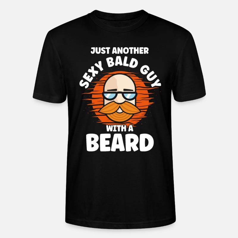 Bärte Spruch Lustiges Bartgeschenk Bart - Stanley/Stella Unisex Bio-T-Shirt CRAFTER - Schwarz