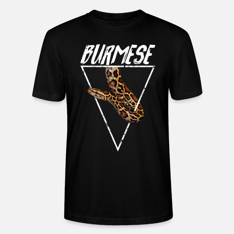 Propriétaire Python Birman Géométrique - T-shirt bio CRAFTER Stanley Stella Unisexe - noir