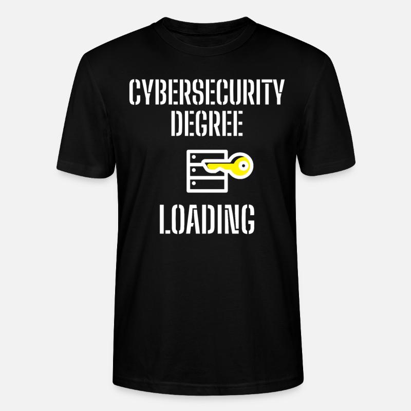 Cybersecurity - IT-Sicherheit Informatiker - Stanley/Stella Unisex Bio-T-Shirt CRAFTER - Schwarz