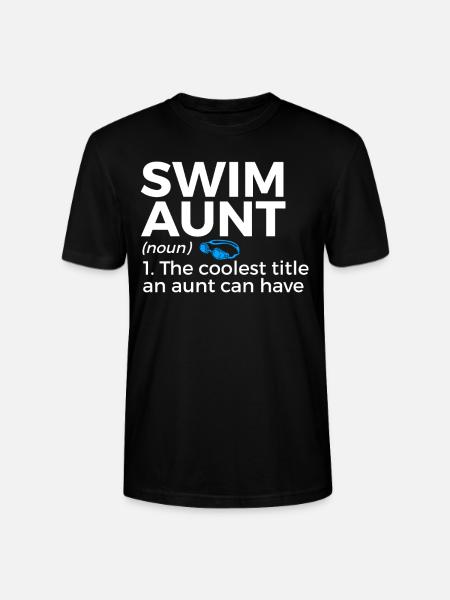 Schwimmer Schwimmen Spruch - Stanley/Stella Unisex Bio-T-Shirt CRAFTER - Schwarz