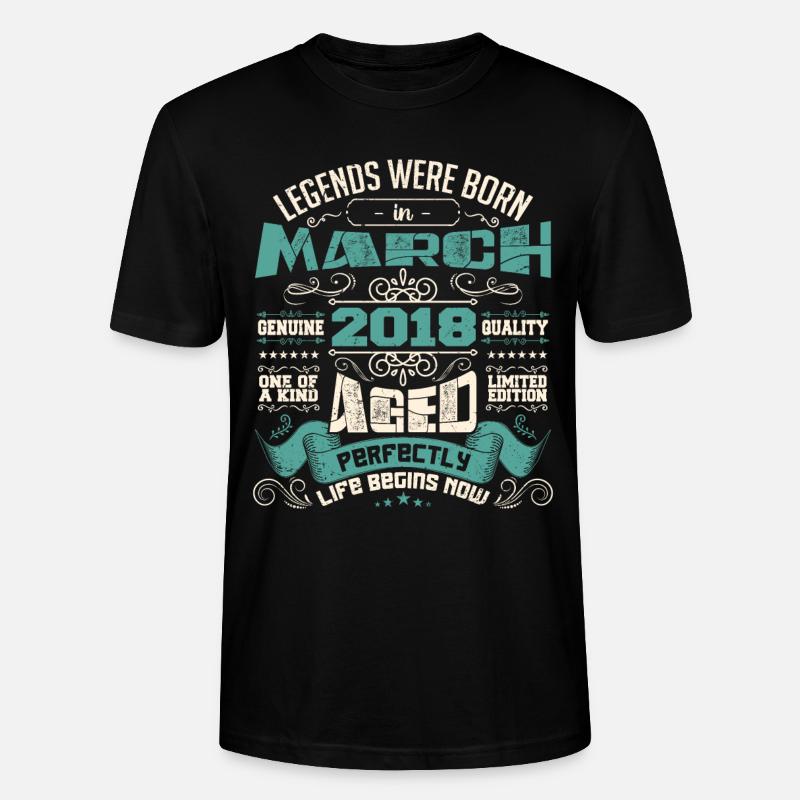 March 2016 | birthday gift - T-shirt bio CRAFTER Stanley Stella Unisexe - noir