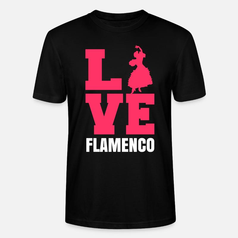 Flamenco - Stanley/Stella Unisex Bio-T-Shirt CRAFTER - Schwarz