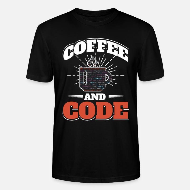 Software Computer Entwickler - Stanley/Stella Unisex Bio-T-Shirt CRAFTER - Schwarz