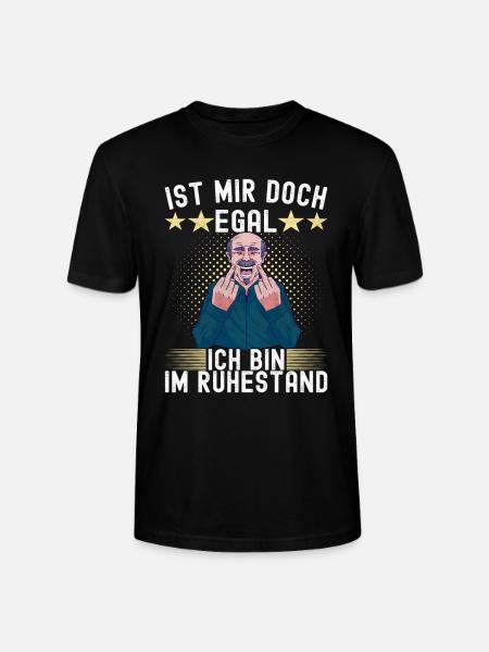 Ruhestand Rente - Stanley/Stella Unisex Bio-T-Shirt CRAFTER - Schwarz
