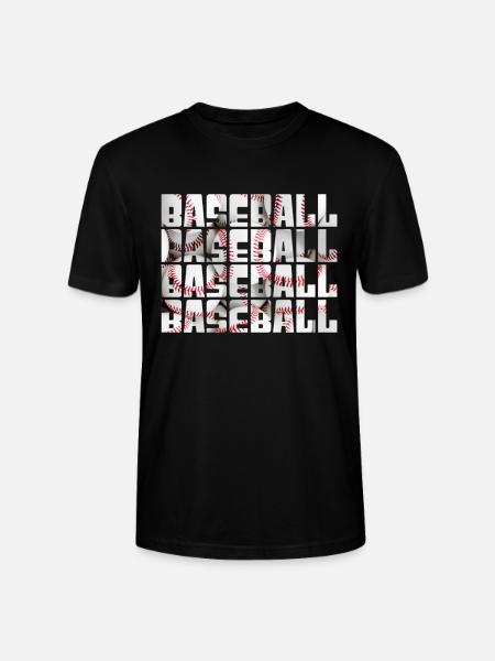 baseball - Stanley/Stella CRAFTER Unisex Organic T-Shirt - black