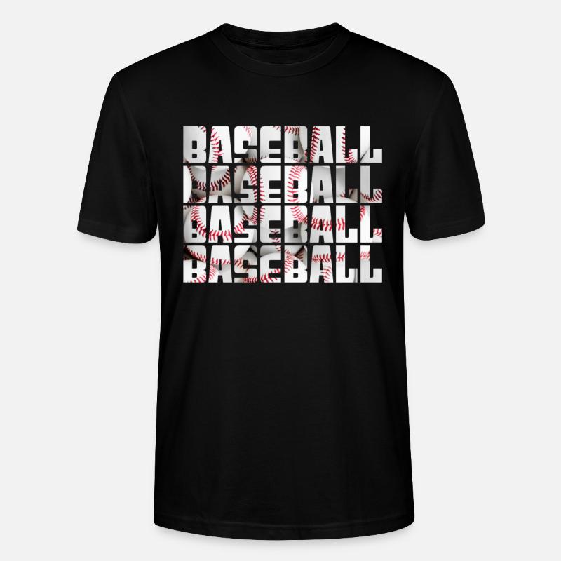 baseball - Stanley/Stella Unisex Bio-T-Shirt CRAFTER - Schwarz