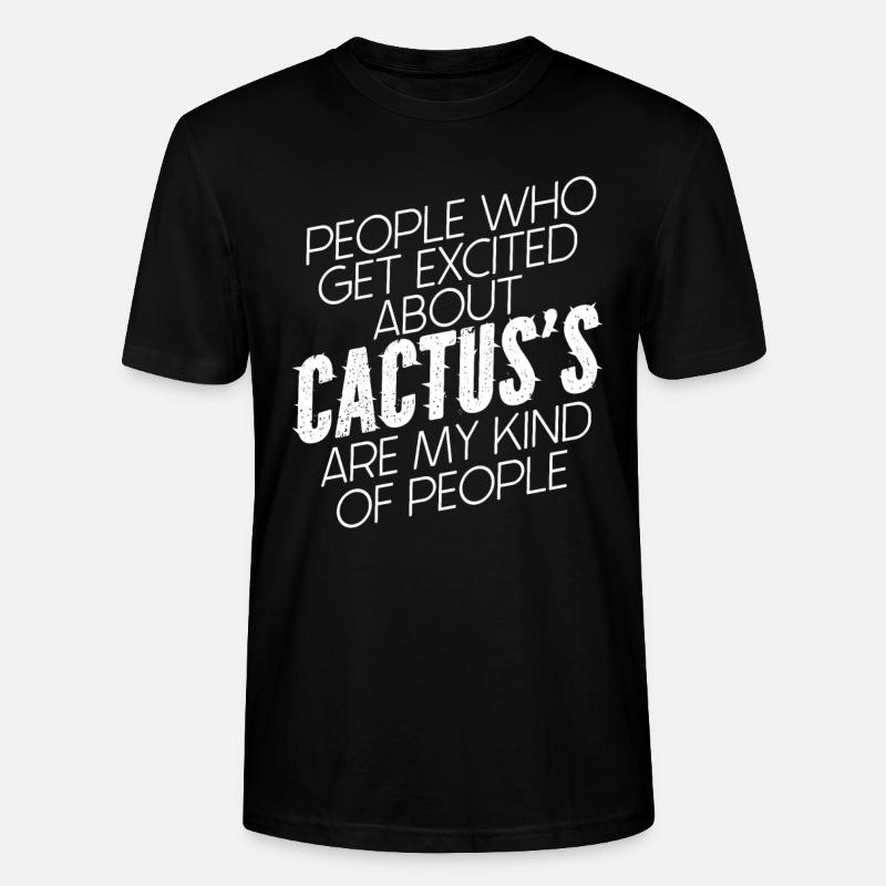 Jardin de cactus - T-shirt bio CRAFTER Stanley Stella Unisexe - noir