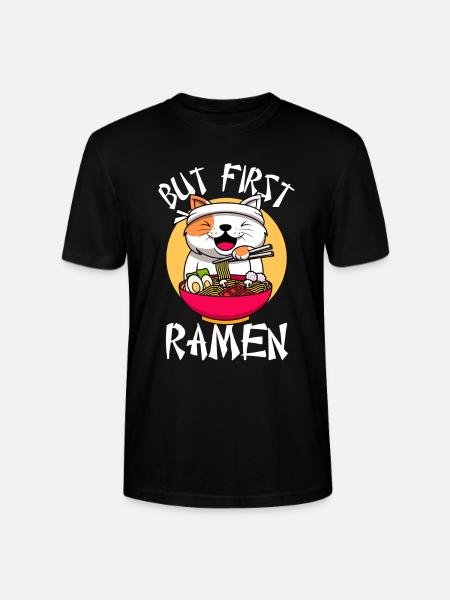 Mais d’abord Ramen - T-shirt bio CRAFTER Stanley Stella Unisexe - noir