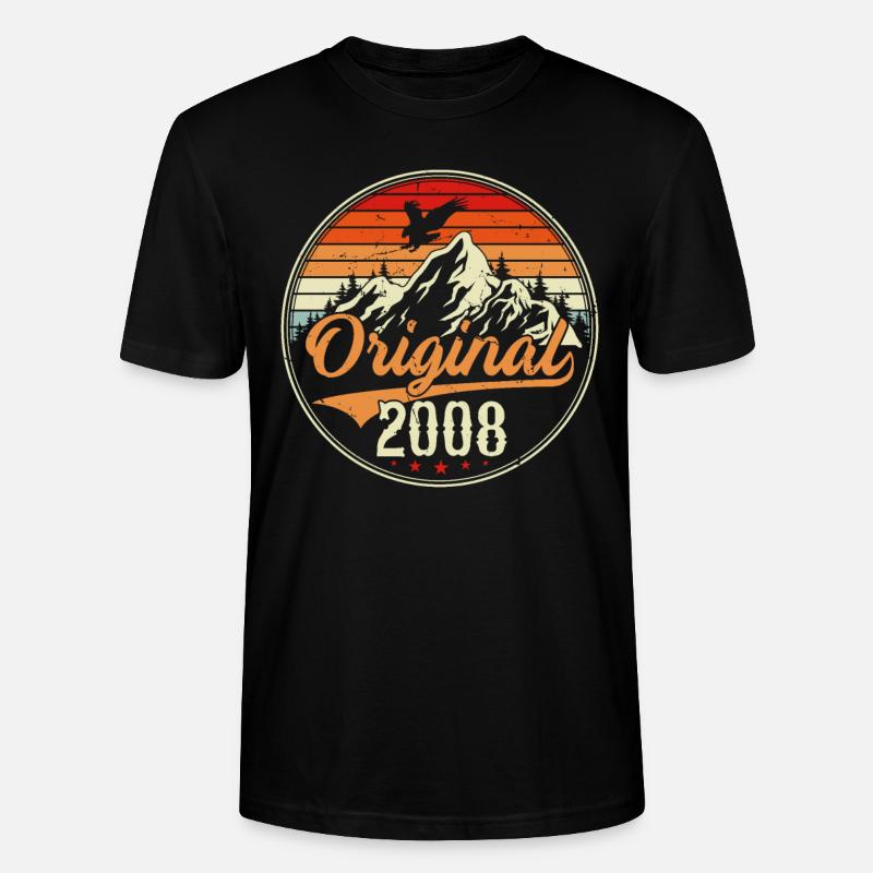 Original 2008 - Stanley/Stella Unisex Bio-T-Shirt CRAFTER - Schwarz