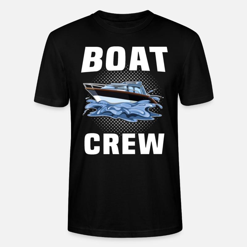 Captain Boat Crew - Stanley/Stella Unisex Bio-T-Shirt CRAFTER - Schwarz